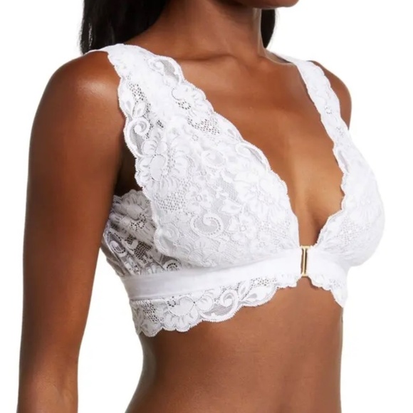 Free People -We are HAH -Got Ur Back Bra in Blanc - Picture 3 of 5
